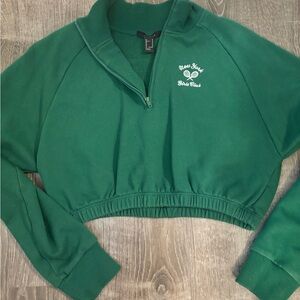 FOREVER 21 QUARTER ZIP